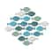 Wooden Coastal Fish Wall Decor Set For Beach Nautical Home Styling 1