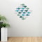 Wooden Coastal Fish Wall Decor Set For Beach Nautical Home Styling 2