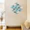 Wooden Coastal Fish Wall Decor Set For Beach Nautical Home Styling 3