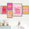Retro Strawberry Lemon Cocktail Canvas Wall Art Print For Kitchen Bar Decor 2