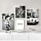 Vintage Fashion Perfume Canvas Wall Art For Elegant Home Room Decor 0