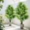 Artificial Fan Leaf Palm Tree Branches For Tropical Home Event Decor 0