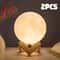 DIY Galaxy Moon Planet Night Light With Stand For Bedroom Desk Decor 8