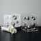 Geometric Metal Ball Sculpture Acrylic Display Decor For Modern Home Office Styling 3