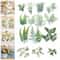 10PCS Artificial Green Leaf Garland Decor For Weddings Parties DIY Crafts 0