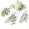 10PCS Artificial Green Leaf Garland Decor For Weddings Parties DIY Crafts 11
