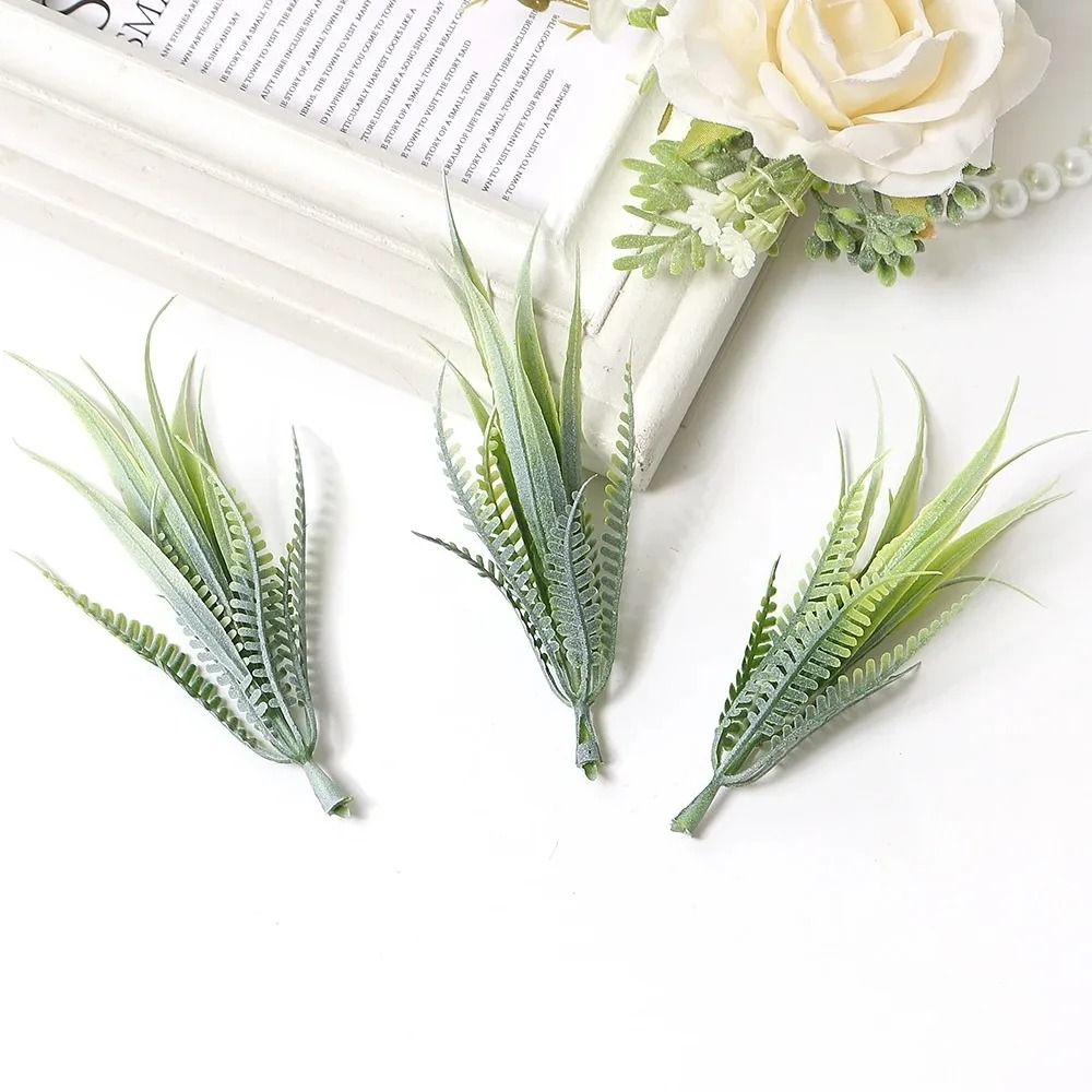 10PCS Artificial Green Leaf Garland Decor For Weddings Parties DIY Crafts 16