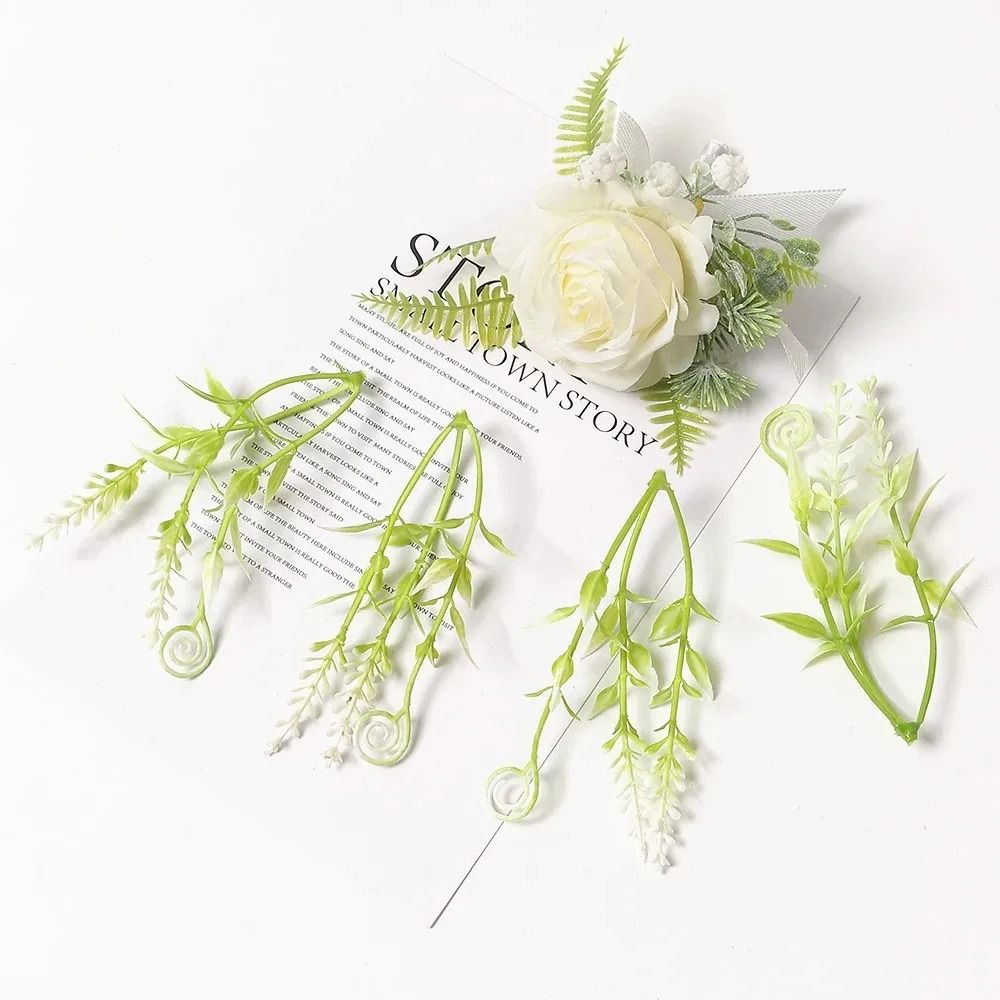 10PCS Artificial Green Leaf Garland Decor For Weddings Parties DIY Crafts 21