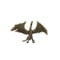 Solid Brass Phoenix Feng Shui Statue Retro Chinese Mythical Beast Desk Ornament 6