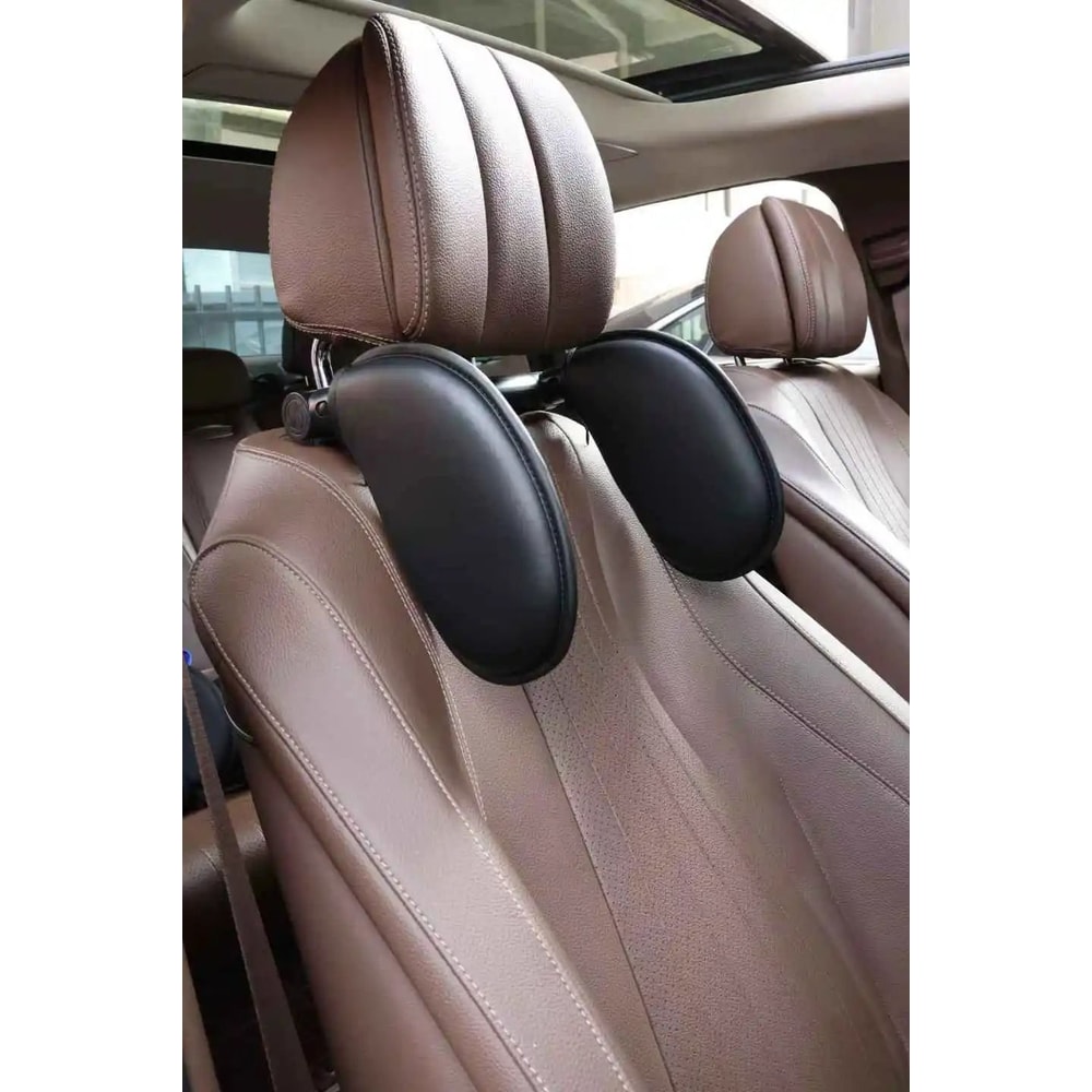 Adjustable Memory Foam Car Headrest Pillow For Travel Neck Support 9
