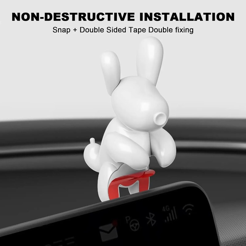 Tesla Dog Mode Mini Screen Ornament For Model 3 Model Y 20172025 4