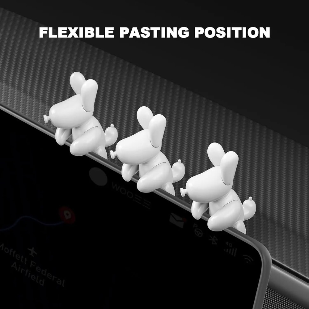 Tesla Dog Mode Mini Screen Ornament For Model 3 Model Y 20172025 5