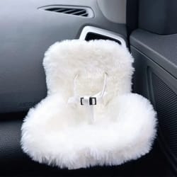 labubu plush doll car safety seat air vent decoration for car interiors