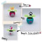 Solar Powered Dancing Sunflower Bee Car Dashboard Ornament 0