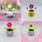 Solar Powered Dancing Sunflower Bee Car Dashboard Ornament 2