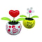 Solar Powered Dancing Sunflower Bee Car Dashboard Ornament 3