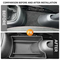 volkswagen vw up center console armrest storage organizer box