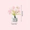 Mini Silk Flower Car Air Vent Aromatherapy Clip Vase Decor 5