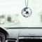 Hanging Disco Ball Car Mirror Ornament With Reflective Sparkle Design 0