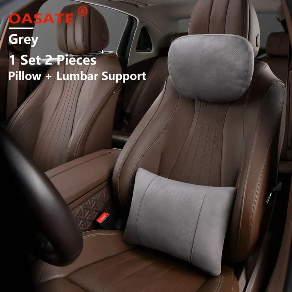 OASATE Maybach Style Adjustable Car Headrest Neck Support Pillow 13