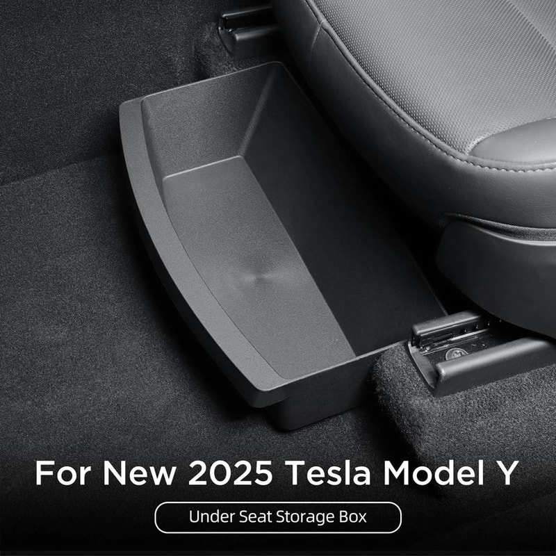 Tesla Model Y Juniper Under Seat Storage Box Organizer For 20252026 2