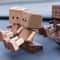 Mini Shaking Wooden Man Car Air Freshener Holder With Magnetic Swing Legs 1