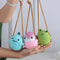 Cute Crochet Duckling Frog Rearview Mirror Car Pendant 1