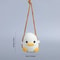 Cute Crochet Duckling Frog Rearview Mirror Car Pendant 2