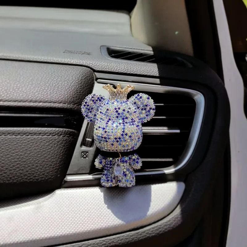 Crown Diamond Bear Car Vent Perfume Clip Air Freshener 10