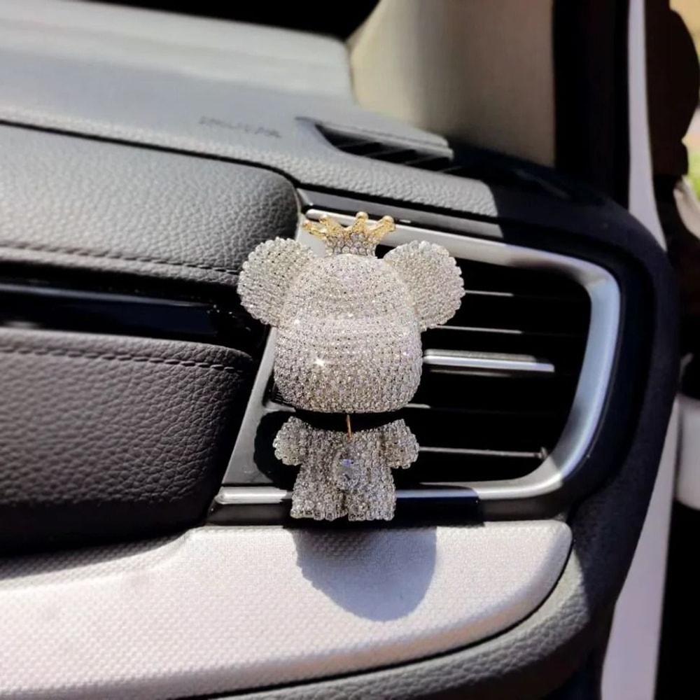 Crown Diamond Bear Car Vent Perfume Clip Air Freshener 7