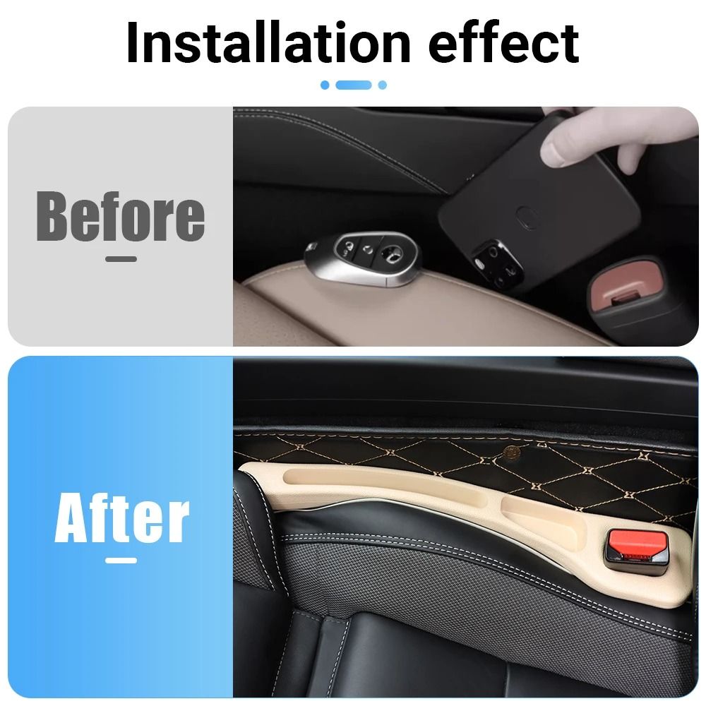 BMW Leather Car Seat Gap Filler Organizer 2