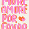 More Amor Por Favor Nordic Pink Quote Wall Art Canvas Poster 9