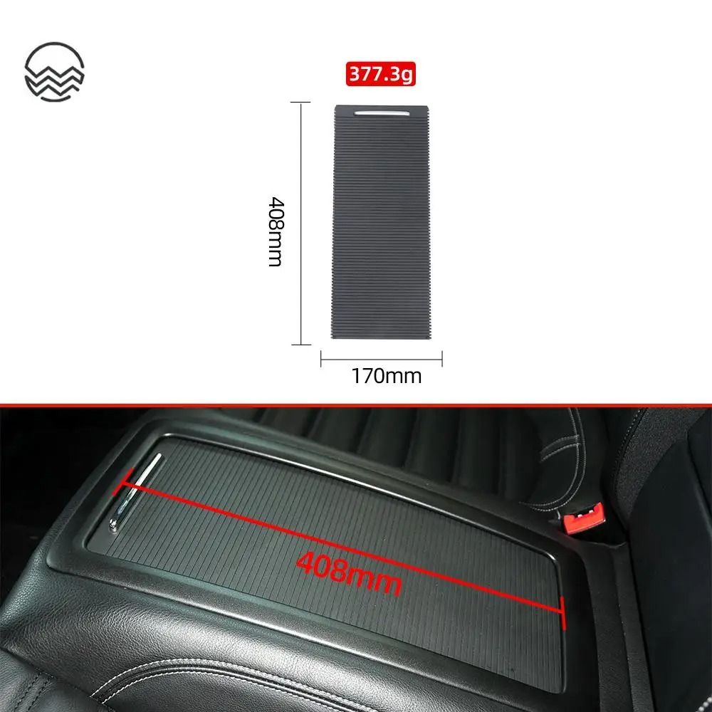 VW Passat CC Rear Seat Armrest Storage Box With Cup Holder 3