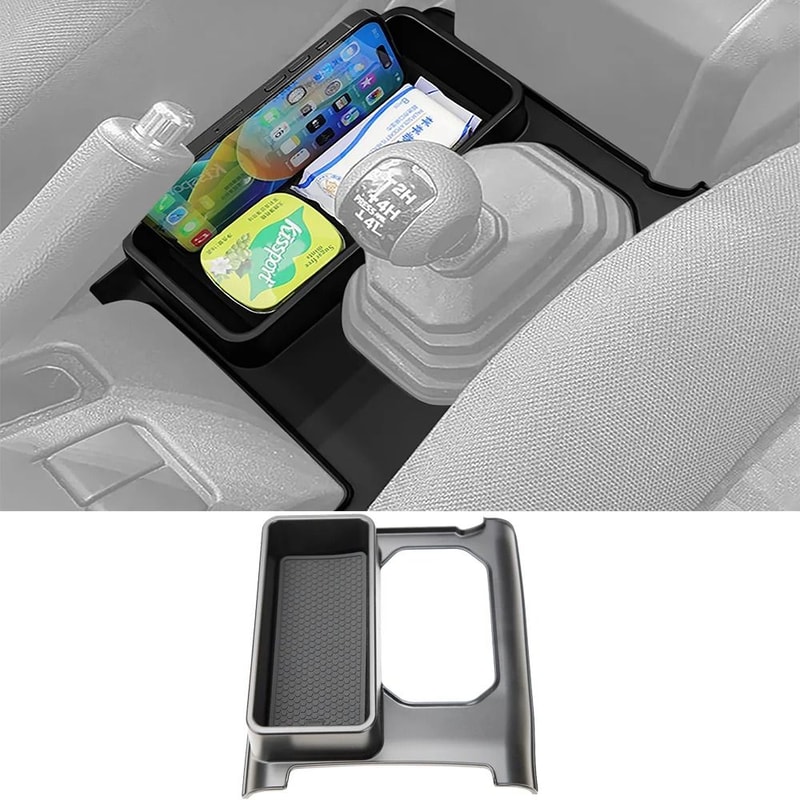 Suzuki Jimny Center Console Gear Shift Storage Organizer With Cup Phone Holder 16
