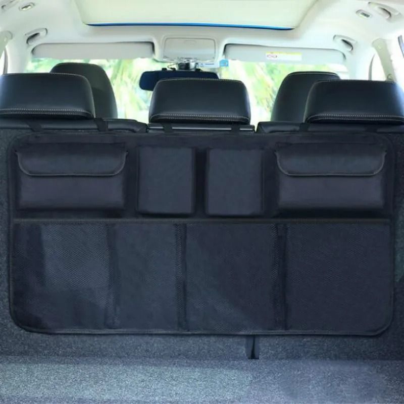 Universal Oxford Car Trunk Backseat Storage Net Organizer 5