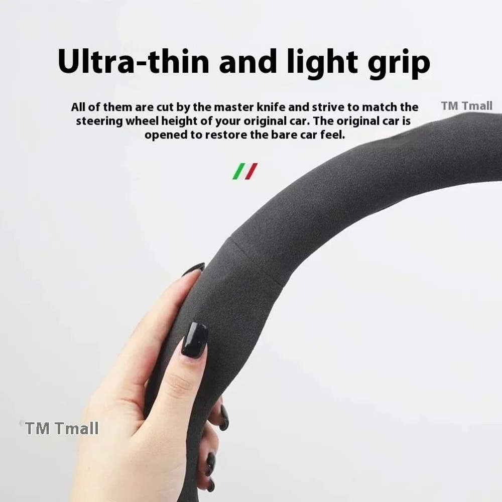 Universal Nissan Steering Wheel Cover Anti Slip Leather Grip Protector 4