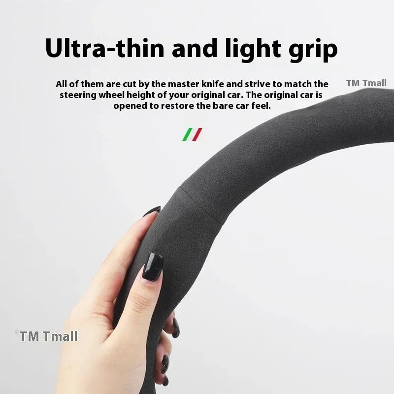 Universal Nissan Steering Wheel Cover Anti Slip Leather Grip Protector 4