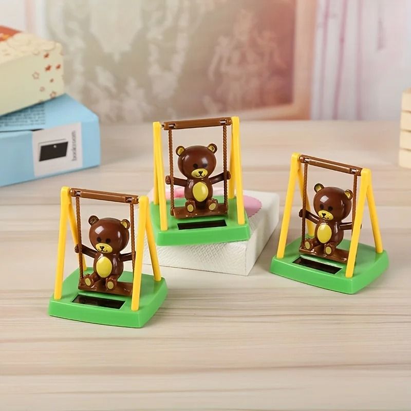 Solar Powered Shaking Head Cartoon Dashboard Doll 4