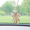 Diamond Bow Tie Car Rearview Mirror Pendant Sparkling Hanging Ornament 0
