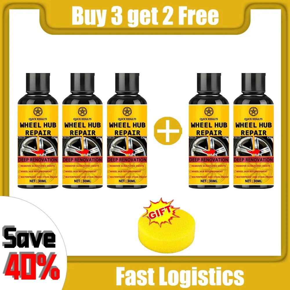 Car Wheel Rim Scratch Repair Paste For Alloy Wheel Restoration 8