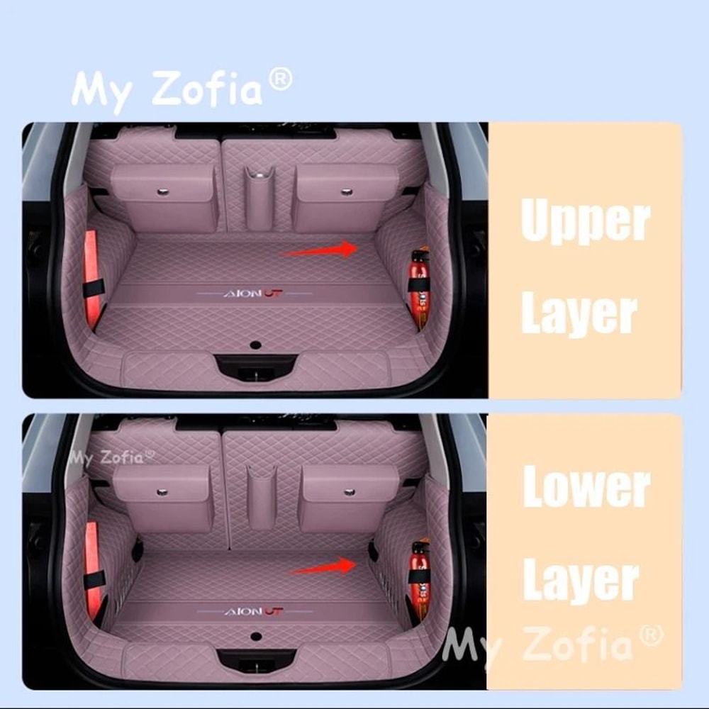 GAC AION UT Waterproof Leather Trunk Mat Floor Liner 2