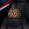 Leopard Print General Motors Headrest Covers Stylish 2PCS Car Seat Protectors 1