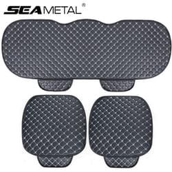 universal pu leather car seat cover cushion with storage pocket