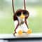 Cute Swing Duck Car Hanging Ornament For Rear View Mirror Decor 9