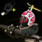 Cute Squeaky Duck Bike Horn With Propeller Helmet Car Bicycle Decor 17