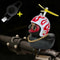 Cute Squeaky Duck Bike Horn With Propeller Helmet Car Bicycle Decor 17