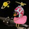 Cute Squeaky Duck Bike Horn With Propeller Helmet Car Bicycle Decor 20