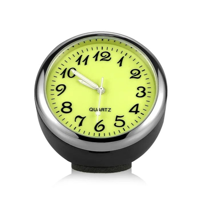 Luminous Car Dashboard Clock Thermometer Hygrometer Ornament 7