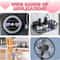 Valentine Crystal Heart Car Air Vent Freshener Clips Set 4