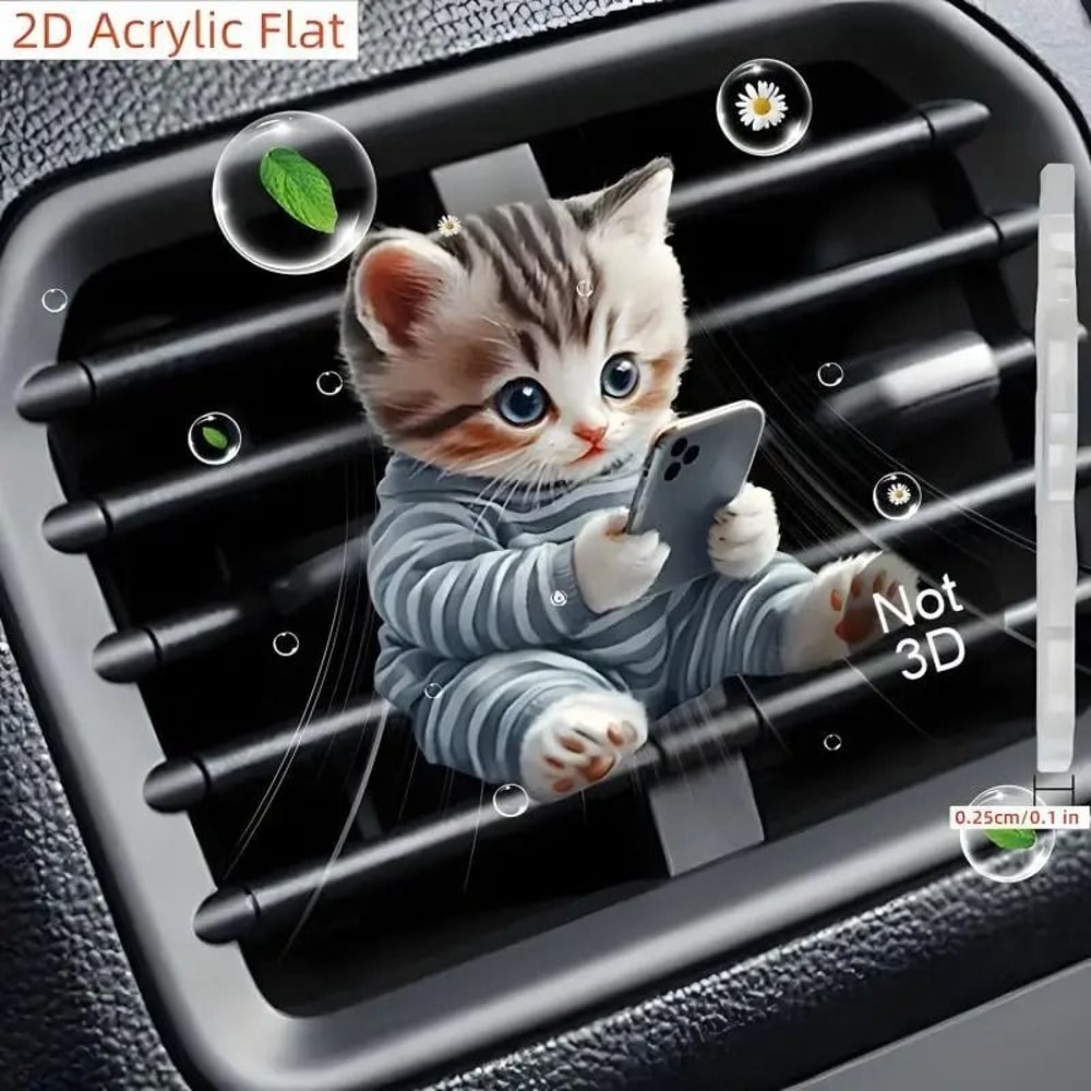 2D Car Air Vent Perfume Clip Diffuser For Interior Freshening 11